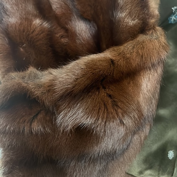 Vintage fur with pockets OS - Picture 6 of 6